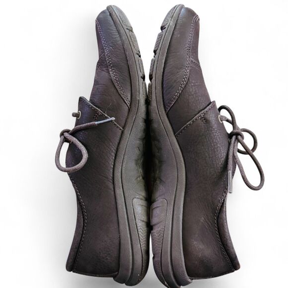 Merrell Java Leather Shoes Dk Brown Women's 7.5 Comfort Oxford Lace up - Picture 5 of 12